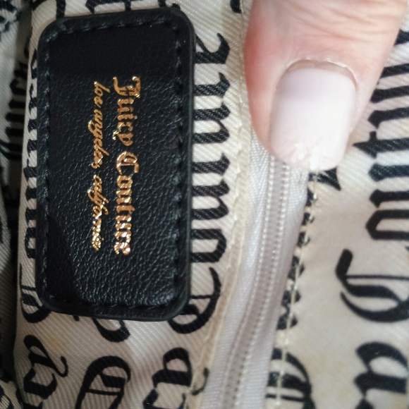 Juicy Couture Black and Gold Crossbody Bag - Picture 5 of 6